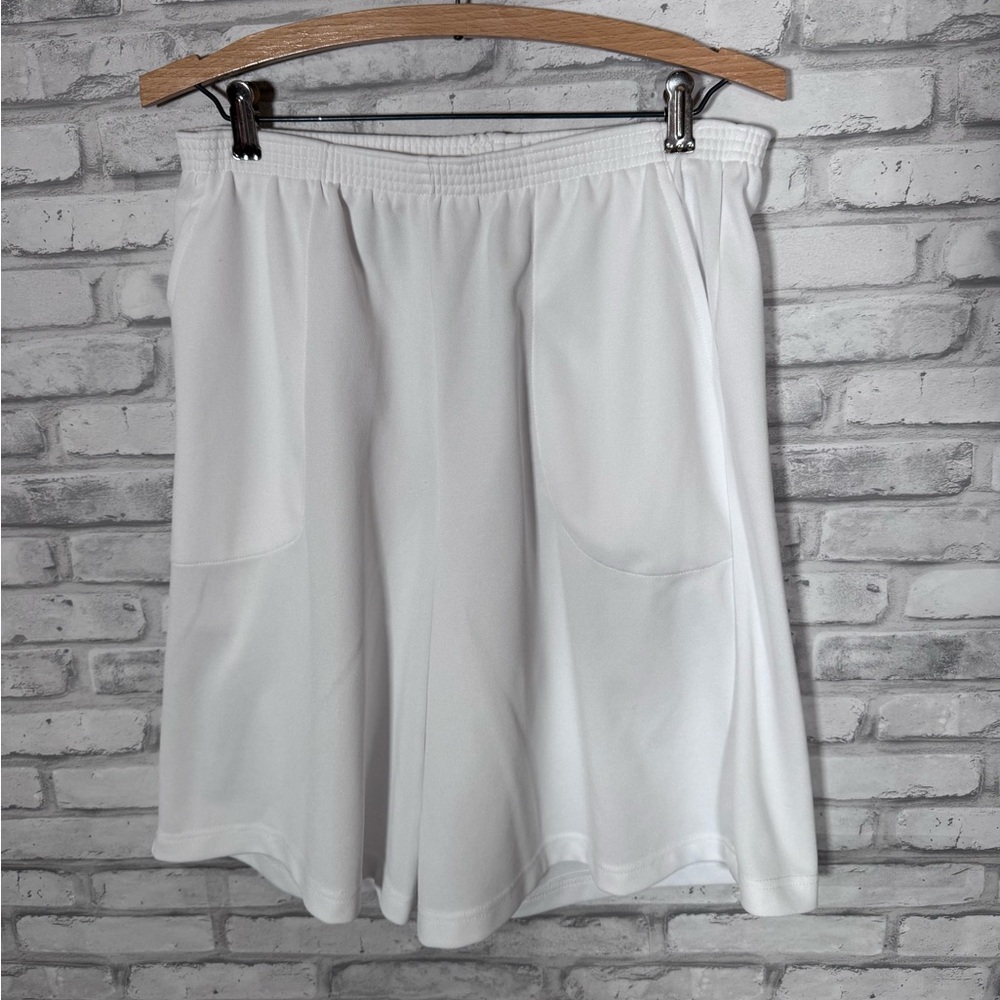 Haband Vintage Classic High Waist White Shorts